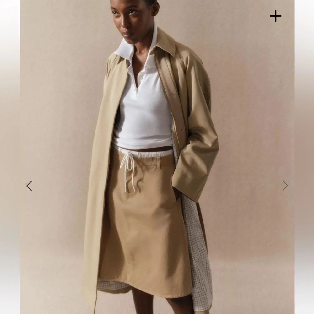 Vince Cotton Utility Trench Coat - Picture 5 of 10